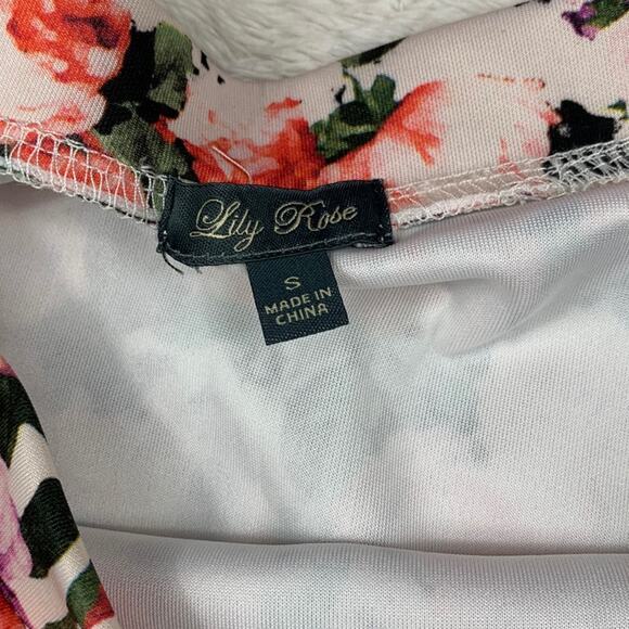 Lily Rose A Line flower scuba skirt, small - Picture 5 of 7